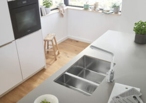 Кухненска мивка с две корита K700U 76х45cm Grohe