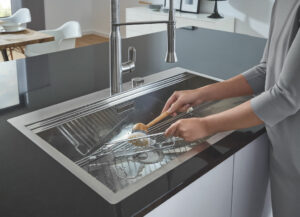 Кухненска мивка от неръждаема стомана K800 102.4х51cm Grohe