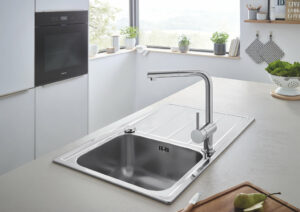 Кухненска мивка от неръждаема стомана K500 100х50cm Grohe