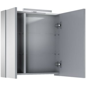 Горен шкаф Victoria-B 60cm с LED осветление, бял гланц Roca