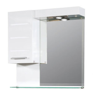 Горен шкаф за баня с LED осветление Класика 55cm Makena