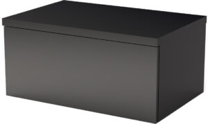 Долен шкаф за баня без умивалник Roma 60cm черен мат