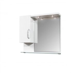 Горен шкаф за баня с LED осветление Европа 60cm Makena