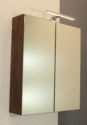 Горен шкаф за баня Класика Moreno с LED осветление 60cm Баня М