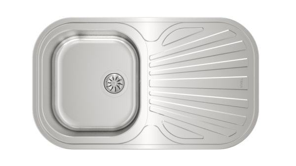 Кухненска мивка от неръждаема стомана Stylo 1C 1Е 83x48.5cm Teka