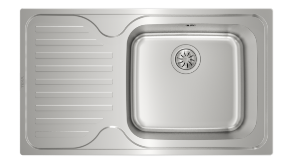 Кухненска мивка от неръждаема стомана Superbowl 86x50cm лява Teka