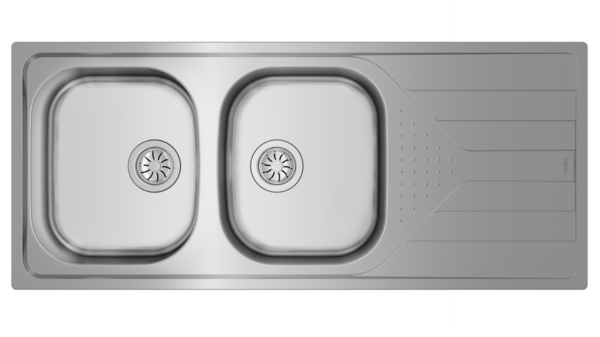 Кухненска мивка с две корита Universe 116x50cm Teka