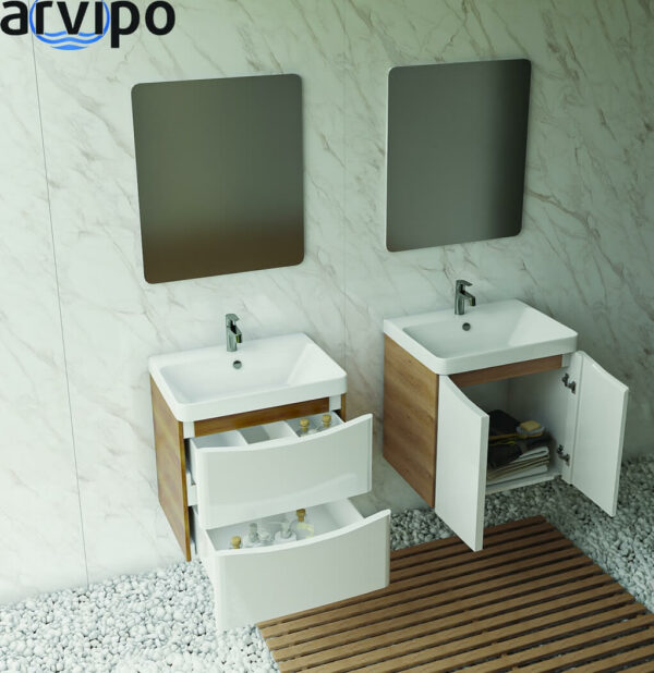 Долен шкаф за баня Luxury с врати 60cm Arvipo