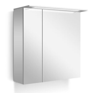 Горен шкаф за баня Nice с LED осветление 70cm Arvipo