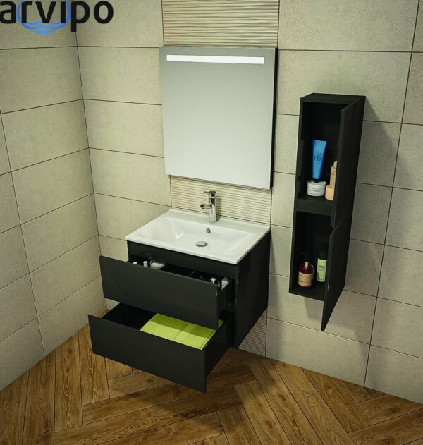 Долен шкаф за баня Line с чекмеджета 75cm Arvipo