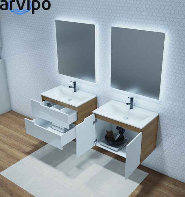 Долен шкаф за баня Sharp с чекмеджета 65cm Arvipo