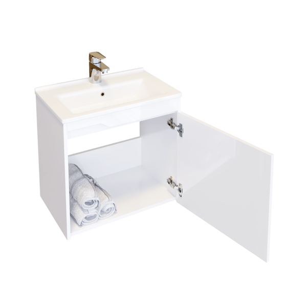 Долен шкаф за баня Етоша 55cm бял Triano