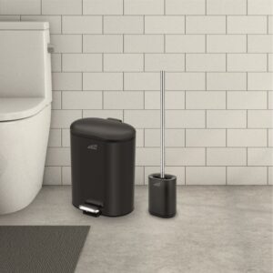 Комплект тоалетна четка и кош за смет ICA 8355B Inter Ceramic