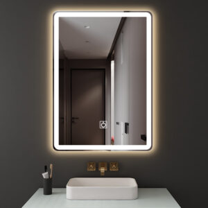 Огледало за баня с LED осветление 50x70cm