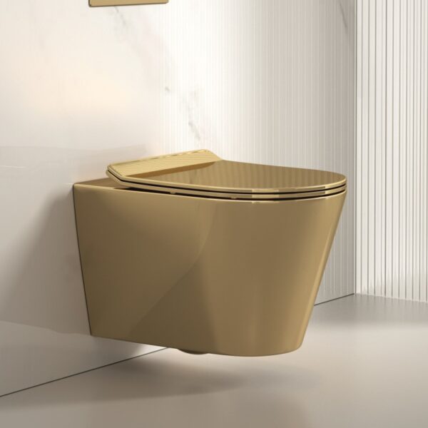 Стенна тоалетна чиния ICC 5237 GOLD Rimless Inter Ceramic