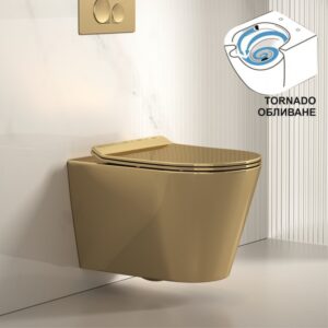 Стенна тоалетна чиния ICC 5237 GOLD Tornado Inter Ceramic