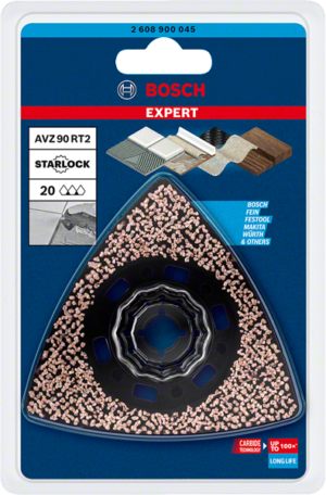 Шлифовъчна плоча expert avz 90 rt2 нож 90 mm, 2608900045, bosch