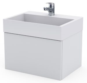 Долен шкаф за баня San Marino с умивалник 50cm бял