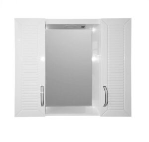 Горен шкаф за баня с LED осветление Валенсия 65cm Makena