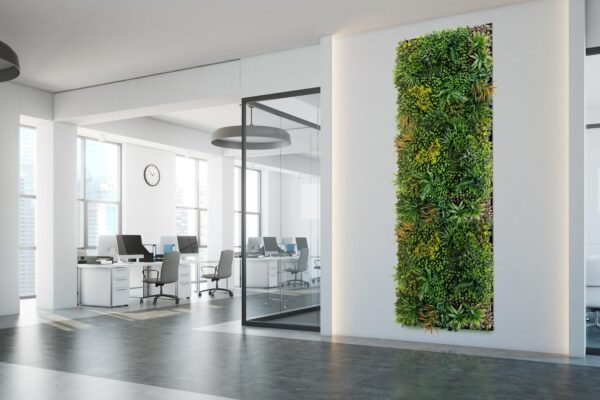 Изкуствена зелена декорация пано 100x100cm CCGA074 Color Meodow
