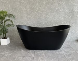 Свободностояща вана 170x80cm черен мат Inter Ceramic