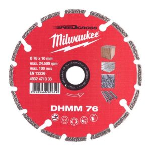 Диамантен диск multi material milwaukee dhmm 76 mm,4932471333