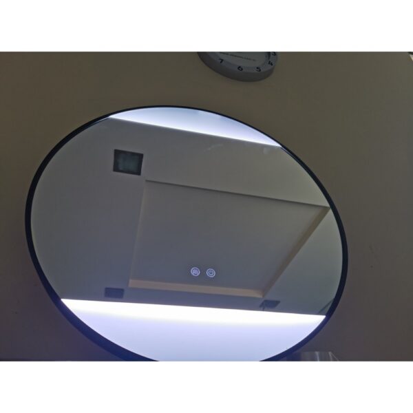 LED Огледало с черна рамка и подгрев 80cm Elana