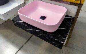 Черен плот за мивка тип купа 50cm Noir WN500 PVC