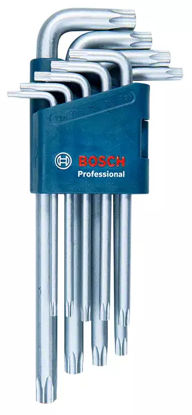 Комплект ключове BOSCH TORX - 9 броя 1600A01TH4