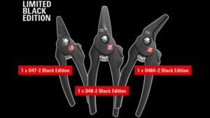 BESSEY Комплект с 3 комбинирани ножици: 1x D47-2 ,1x D48-2, 1x D48A-2 Black Edition /COMBI-SET-A/