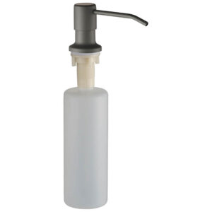 Дозатор за течен сапун за вграждане Drop сив Laveo