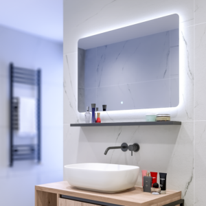 Огледало за баня Маями 90cm с LED осветление Triano