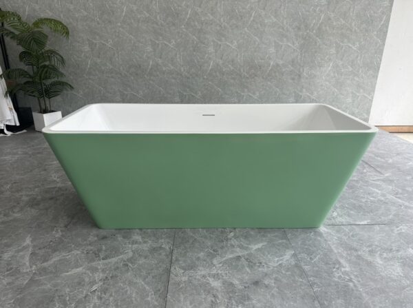 Свободно стояща вана 161.5x72cm mint green Inter Ceramic