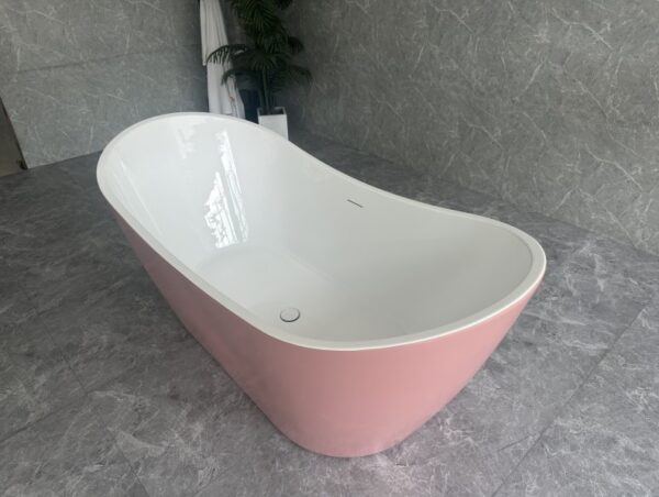 Свободно стояща вана 170x80cm antique pink Inter Ceramic