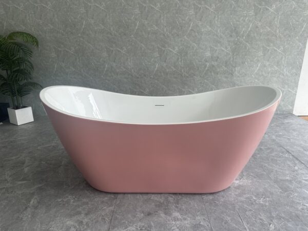 Свободно стояща вана 170x80cm antique pink Inter Ceramic