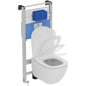 Тоалетна за вграждане с бидетна арматура Tesi Rimls+ Ideal Standard