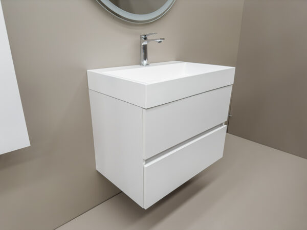 Долен шкаф за баня Florence с умивалник 70cm бял
