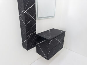 Мебел за баня 50cm Tоp Noir с две чекмеджета без мивка