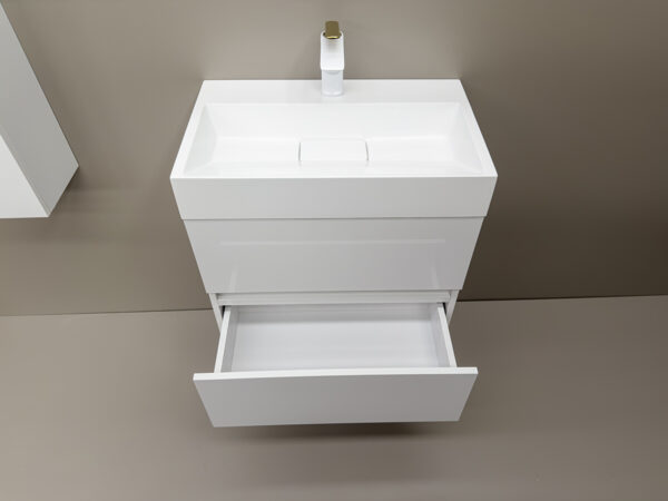 Долен шкаф за баня Matera с умивалник 60cm бял
