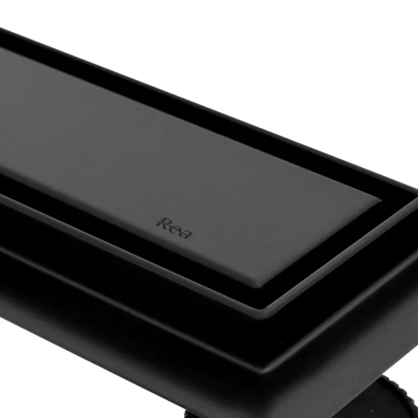 Линеен сифон 500mm за вграждане на плочка Neo Pure 2в1 Black matt 360° Rea