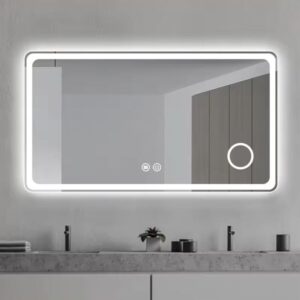 Огледало за баня с LED осветление 120x75cm с нагревател