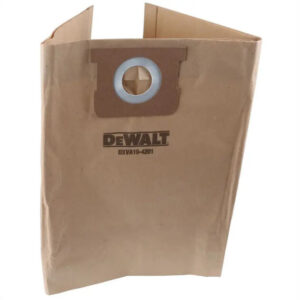 DeWalt DXVA19-4201 пакет 3 хартиени торбички, подходящи за прахосмукачки 23L - 38L мокро/сухо