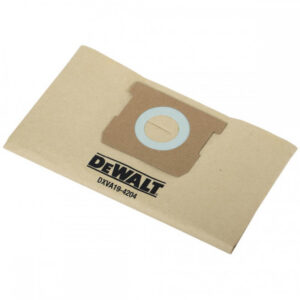 DeWALT DXVA19-4204  пакет 3 хартиени торбички, подходящи за прахосмукачки 20L - 30L мокро/сухо