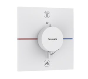 Термостатен смесител за вграждане SHOWERSELECT COMFORT E бял мат Hansgrohe